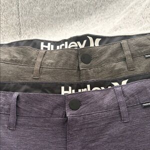Two Pair Hurley dark navy and dark green Shorts